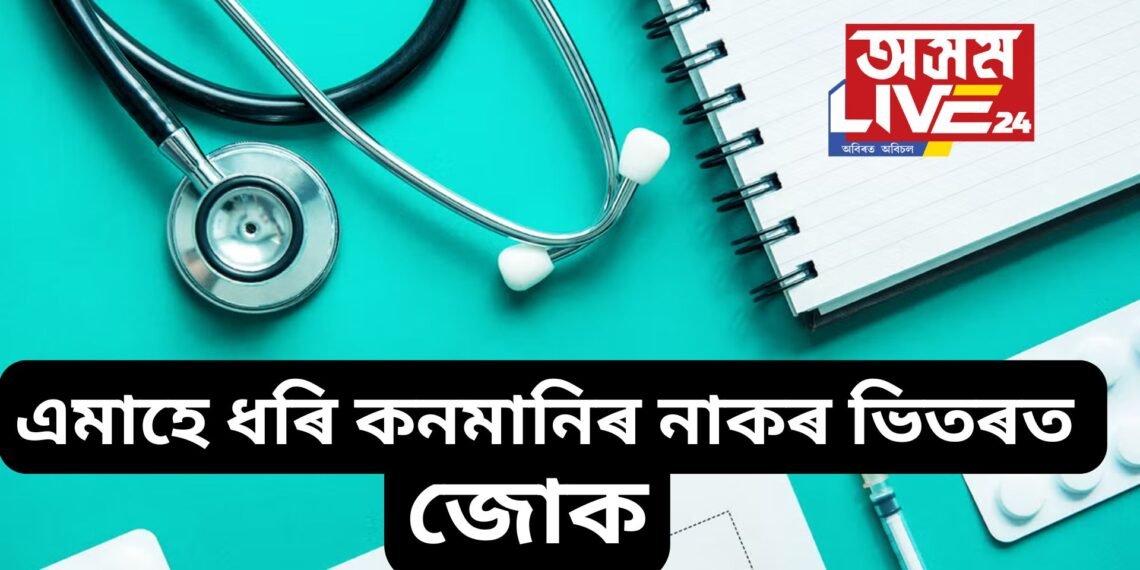 দৃশ্য দেখিলে শিয়ঁৰি উঠিব আপুনিও, এমাহে ধৰি কনমানিৰ নাকৰ ভিতৰত জোক