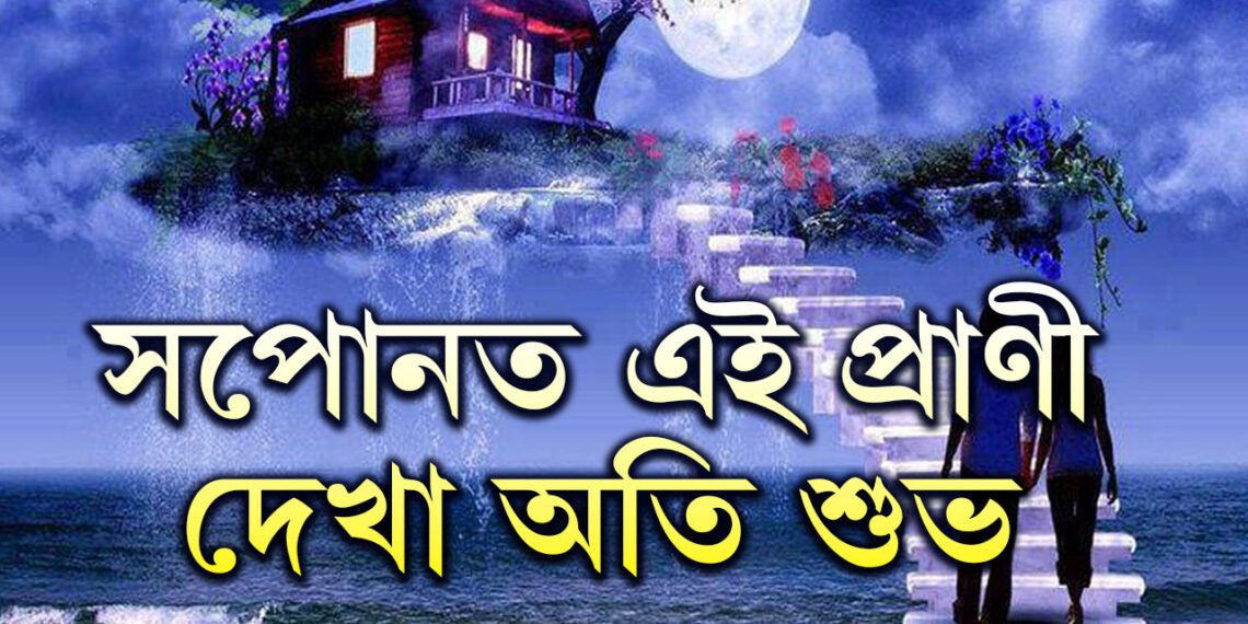 সপোনত এই প্ৰাণী দেখা অতি শুভ! জীৱনত বাঢ়িব সুখ সমৃদ্ধি