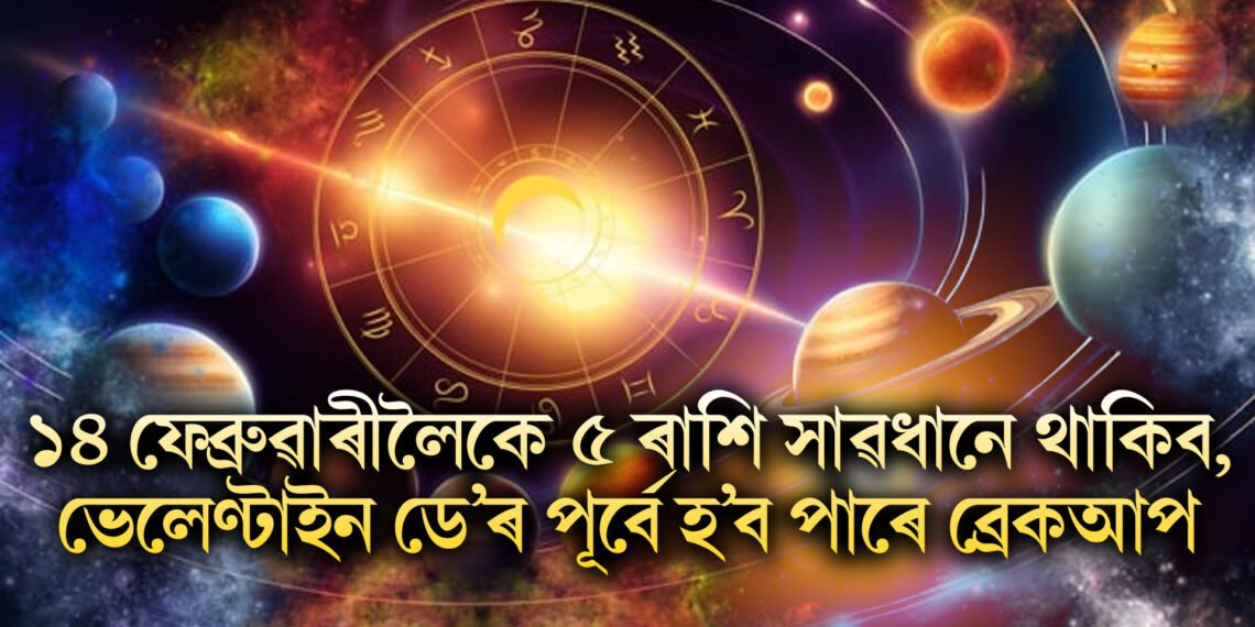 ১৪ ফেব্ৰুৱাৰীলৈকে ৫ ৰাশি সাৱধানে থাকিব, ভেলেণ্টাইন ডে’ৰ পূৰ্বে হ’ব পাৰে ব্ৰেকআপ