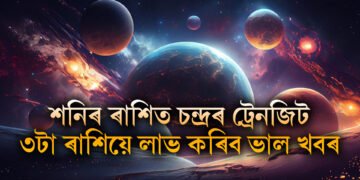 শনিৰ ৰাশিত চন্দ্ৰৰ ট্ৰেনজিট, ৩টা ৰাশিয়ে লাভ কৰিব ভাল খবৰ, দূৰ হ’ব মানসিক চাপ