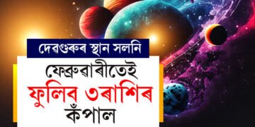 দেৱগুৰুৰ স্থান সলনি, ৩ৰাশিৰ বৃহস্পতি তুংগত! ফেব্ৰুৱাৰীতেই ফুলিব ৩ৰাশিৰ কঁপাল
