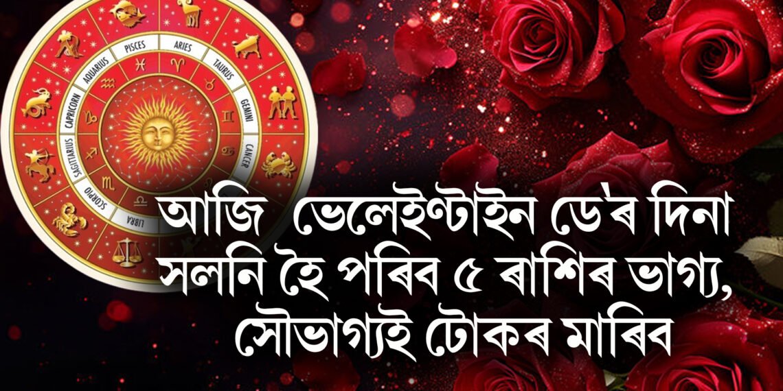 আজি  ভেলেইণ্টাইন ডে’ৰ দিনা সলনি হৈ পৰিব ৫ ৰাশিৰ ভাগ্য, সৌভাগ্যই টোকৰ মাৰিব