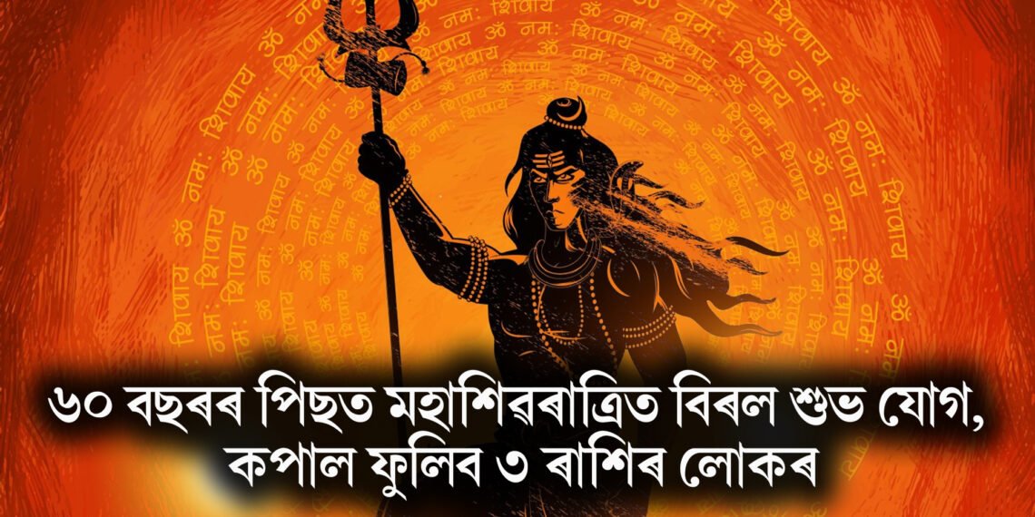 ৬০ বছৰৰ পিছত মহাশিৱৰাত্ৰিত বিৰল শুভ যোগ, কপাল ফুলিব ৩ ৰাশিৰ লোকৰ