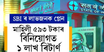 মাহিলী ৫৯৩ টকাৰ বিনিয়োগত ১ লাখ ৰিটাৰ্ণ, দুৰ্দান্ত স্কিম আৰম্ভ কৰিছে SBIয়ে