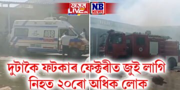 শোকাৱহ, দুটাকৈ ফটকাৰ ফেক্টৰীত জুই লাগি নিহত ২০ৰো অধিক লোক