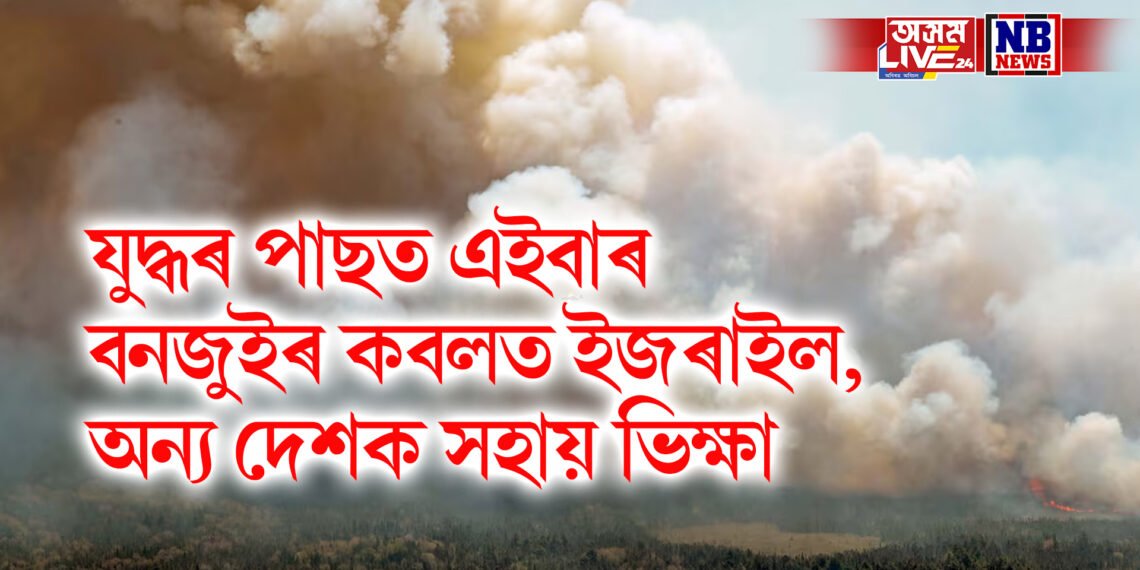 যুদ্ধৰ পাছত এইবাৰ বনজুইৰ কবলত ইজৰাইল, অন্য দেশক সহায় ভিক্ষা