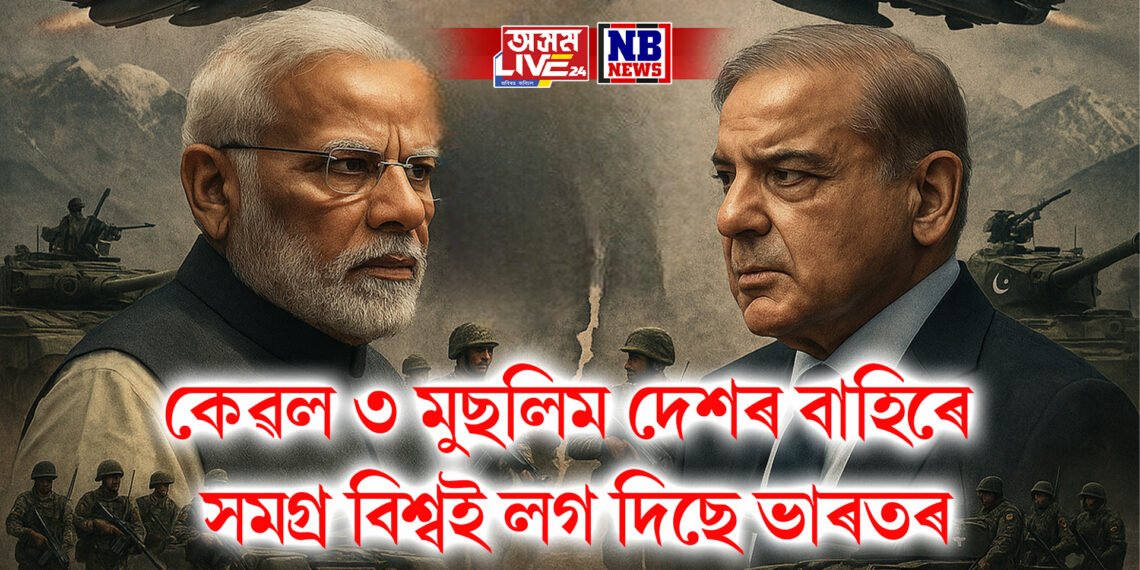 কেৱল ৩ মুছলিম দেশৰ বাহিৰে সমগ্ৰ বিশ্বই লগ দিছে ভাৰতৰ অপাৰেচন সিন্দূৰ অভিযানত