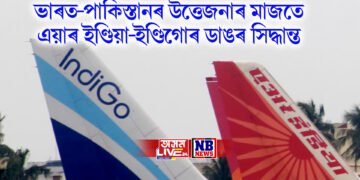 ভাৰত-পাকিস্তানৰ উত্তেজনাৰ মাজতে এয়াৰ ইণ্ডিয়া-ইণ্ডিগোৰ ডাঙৰ সিদ্ধান্ত, প্ৰভাৱ পৰিব যাত্ৰীৰ ওপৰত