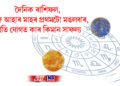 দৈনিক ৰাশিফল, আজি আহাৰ মাহৰ প্ৰথমটো মঙলবাৰ, প্ৰীতি যোগত কাৰ কিমান সাফল্য