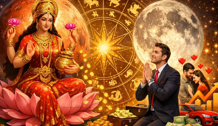 আজি সন্ধিয়া মহালক্ষ্মী ৰাজযোগ, আঢ়ৈ দিন ধৰি ধন লাভৰ ভাগ্য আছে এই ৩ৰাশিৰ জাতকৰ