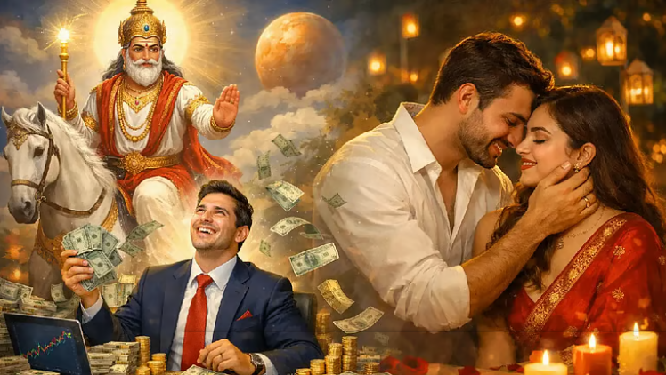 প্ৰেম, টকা, সুখেৰে ভৰিব জীৱন, শুক্ৰৰ গোচৰত স্বৰ্গসুখ অনুভৱ কৰিব এই ৫ৰাশিৰ জাতকে