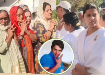 ১০ মিনিটৰ মৌন প্ৰাৰ্থনা, গায়ত্ৰী মন্ত্ৰ পাঠ, ৰীতি-নীতিৰ মাজেৰে শেষ বিদায় হৰিশ ৰানাক