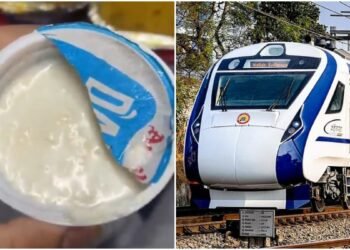 বন্দে ভাৰতত যাত্ৰীক যোগান ধৰা দৈ’ত কিলবিলাইছে পোকে, ৫০ লাখ জৰিমনা ৰে’ল বিভাগৰ