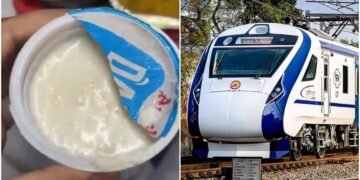 বন্দে ভাৰতত যাত্ৰীক যোগান ধৰা দৈ’ত কিলবিলাইছে পোকে, ৫০ লাখ জৰিমনা ৰে’ল বিভাগৰ