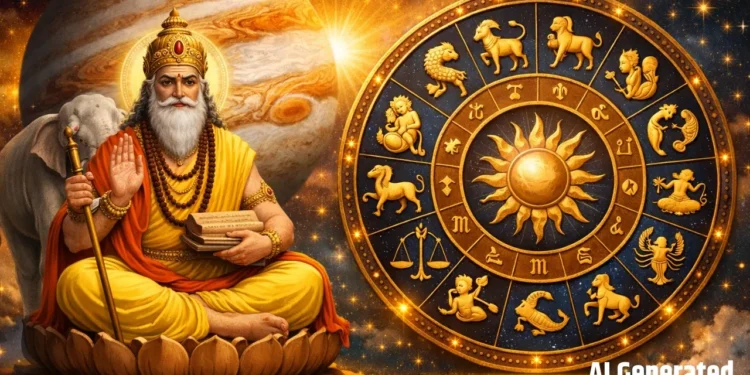 শীঘ্ৰে ভাগ্য উদয় হ’ব ৪ ৰাশিৰ জাতক-জাতিকাৰ, বৃহস্পতিৰ পাব আশীৰ্বাদ!