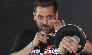 অনামিকা আঙুলিত নহয়, মধ্যমা আঙুলিত আঙুঠি পিন্ধি চৰ্চাত ছলমান খান, নেটদুনীয়াত বহুতেই শ্বেয়াৰ কৰিছে ছলমানৰ ছবি, আঁৰৰ কাৰণ কি?