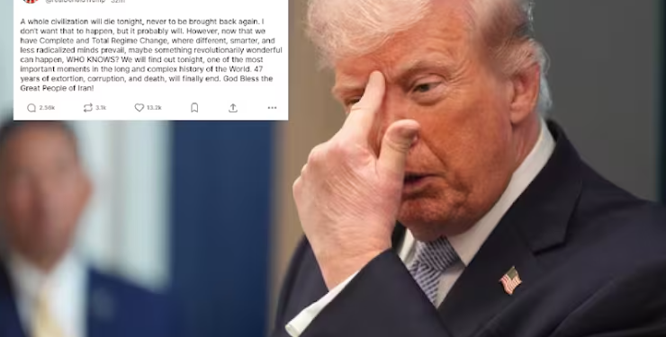 আজি নিশাই শেষ হ’ব সভ্যতা! ট্ৰাম্পৰ দাবী, শেষ হৈ আহিছে সময়সীমা, ইৰানক নতুন কি ধমকি ট্ৰাম্পৰ?