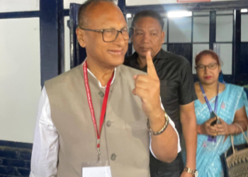 ‘ভাৰতীয় জনতা পাৰ্টীৰ চৰকাৰ দিছপুৰত অৱধাৰিত!’ দিছপুৰ সমষ্টিৰ প্ৰাৰ্থী, নগাওঁৰ ভোটাৰ প্ৰদ্যুত বৰদলৈয়ে নগাওঁত সাব্যস্ত কৰিলে নিজৰ ভোটাধিকাৰ