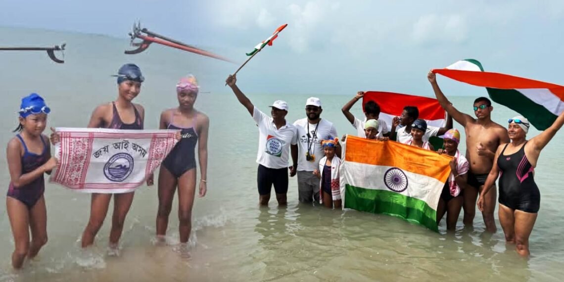 অসমৰ সাঁতোৰবিদৰ কৃতিত্ব অৰ্জন, প্ৰত্যাহ্বান নেওচি অতিক্ৰম কৰে পাল্ক ষ্ট্ৰেইট