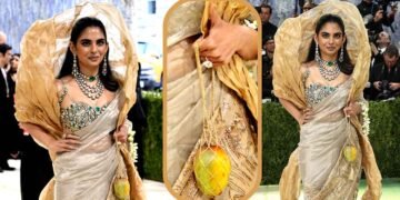 মেট গালাৰ ৰেড কাৰ্পেটত আম কিয় লৈ গৈছিল ঈশা আম্বানীয়ে? এই আমটো প্ৰকৃত আম নে? কি কৈছে ঈশা আম্বানীয়ে?
