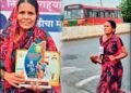 কন্যাৰ মহাবিদ্যালয়ৰ মাচুলৰ বাবে খালী ভৰিৰে ৪৭ বছৰীয়া মাতৃয়ে অংশ ল’লে মাৰাথনত