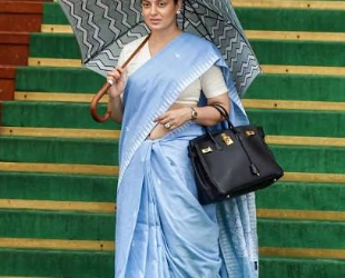 ৩৫ লাখ টকীয়া বেগ, ২১ লাখটকীয়া ঘড়ী, ৬ হাজাৰটকীয়া ছাতিৰ মাজতো জিলিকিল অসমৰ শাড়ী