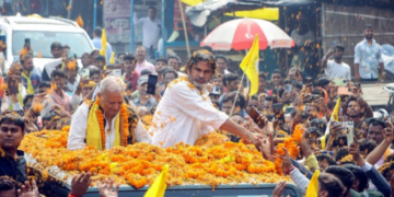 বিজেপিৰ ৰাষ্ট্ৰীয় সভাপতিৰ সমষ্টিতে অসমৰ জোঁৱাইৰ সমুখত বিজেপিৰ মুখ-ঠেকেচা