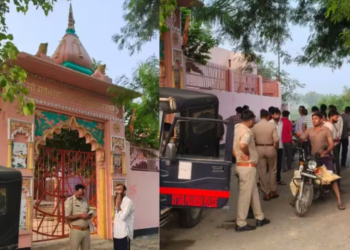 দুই বন্ধুৰ প্ৰাণ কাঢ়ি মন্দিৰৰ চৌহদতেই পুঁতি থ’লে মন্দিৰৰ পূজাৰীয়ে