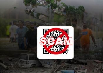 বান সাহায্যৰ নামত ছচিয়েল মিডিয়াত QR Codeৰে প্ৰৱঞ্চনাৰ জাল