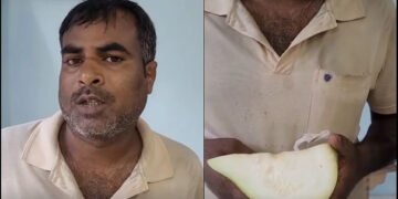 আধাফলা পানীলাউ লৈ থানাত হাজিৰ এজন লোক