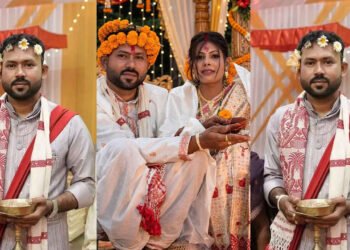 সুখৰ সংসাৰৰ সপোন আধাতে শেষ! পত্নীৰ সন্মুখতে পৰি ৰ’ল স্বামীৰ নিথৰ দেহ