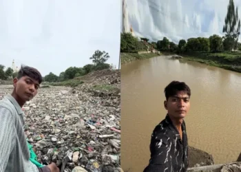 হাতত নাই ধন, নাই কোনো মেছিন… কিদৰে বিট্টুৱে তবাহীয়ে অকলে চাফা কৰিলে লেতেৰা নদী?