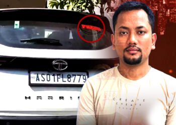 গাড়ীত ‘PRESS’ লিখি VIP ষ্টাইলত ঘূৰিছিল ঘনকান্তই! ৫ গৰাকী লোকক *ত্যা কৰা ঘা*তকৰ প্ৰকৃত পৰিচয় এতিয়াও ৰহস্য আৱৰ্তত