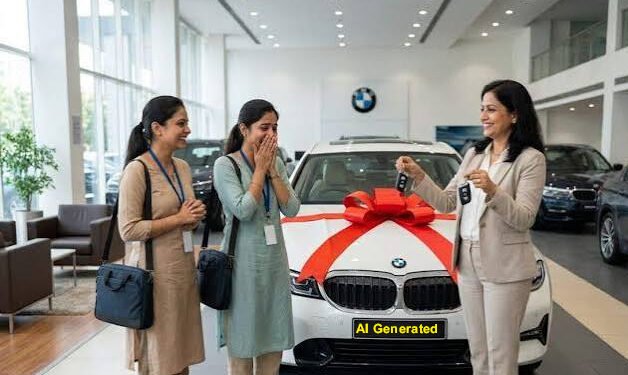 কৰ্মচাৰীক মালিকে দিলে ৪৩ লাখ টকীয়া BMW বাহন