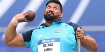 স্বৰ্ণ পদক বিজয়ী জেভলিন থ্ৰোৱাৰ নীৰজ যাদৱ আৰু নাই